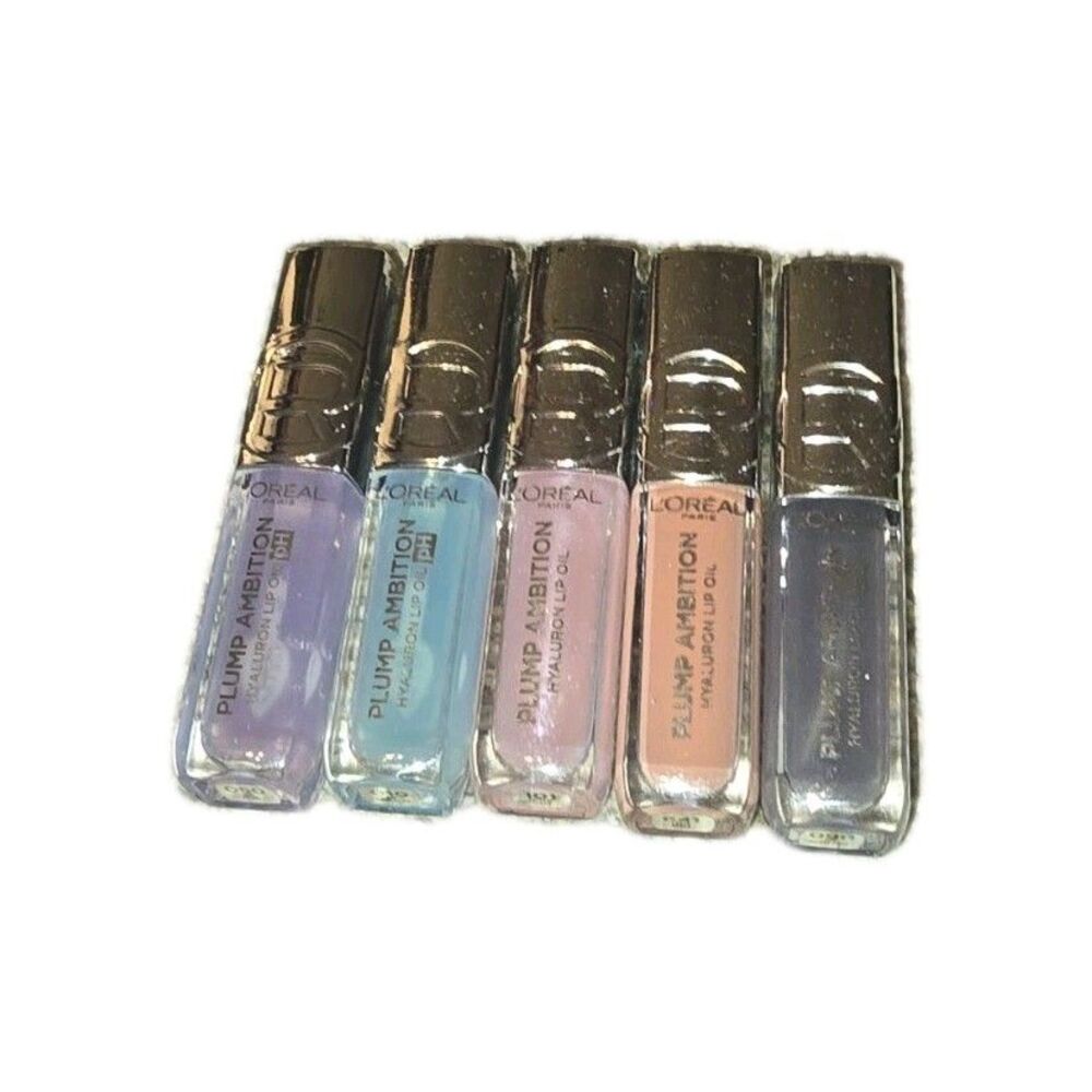 Lot 5 L'Oreal Plump Ambition Ph Hyaluron Lip Oil*BRAND NEW/SEALED*AWESOME ITEM!